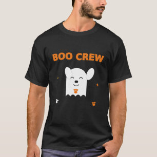 T-shirt Boo Crew – Chien Fantôme Mignon Halloween