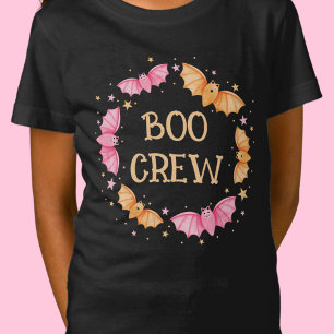T-Shirt Boo Crew Cute Pastel Halloween