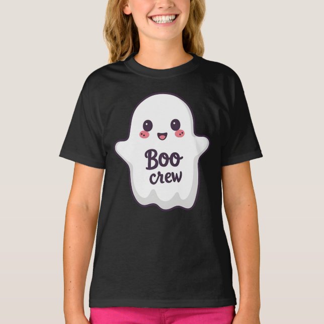 T-shirt Boo Crew fantôme adorable (Devant)