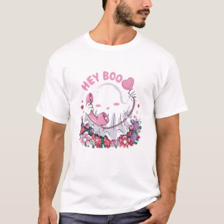 T-shirt Boo Cute Ghost Funny Halloween