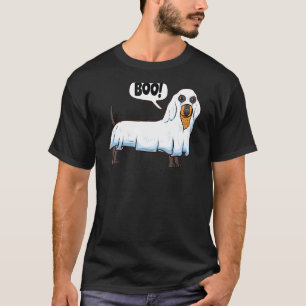 T-shirt Boo Dachshund Éffrayant chien Wiener Costume d'Hal