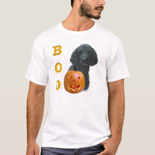 T-shirt Boo de caniche noir