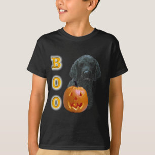 T-shirt Boo de caniche (revêtement noir)