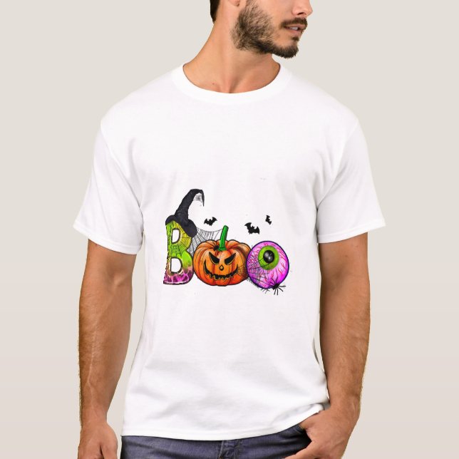 T-SHIRT BOO D'HALLOWEEN      (Devant)