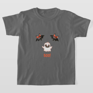 T-shirt BOO ! Enfants fantômes mignons Halloween Tee