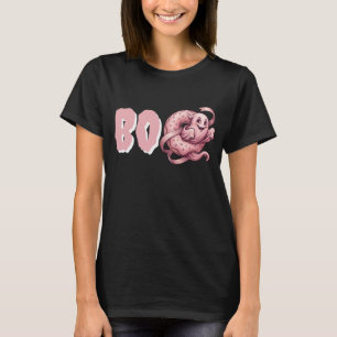 T-shirt BOO Fantôme Rose & Donut Douce Halloween Coquette