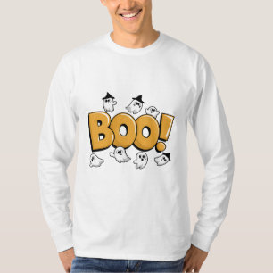 T-shirt Boo ! Fun Halloween Ghost Design