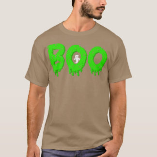 T-shirt Boo Funny Halloween Éffrayant Fantôme Ado Garçons