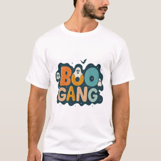 T-shirt Boo Gang Cute Ghost Halloween Design Funny Spooky
