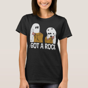 T-shirt Boo Ghost Drôle Effrayant J'Ai Une Halloween Rock