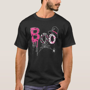 T-shirt Boo Ghost Éffrayant Trick Ou Treat Halloween