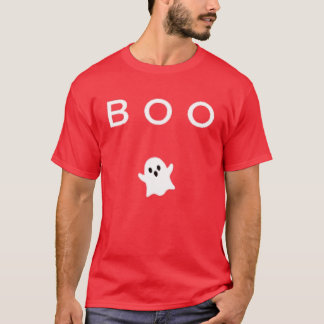 T-shirt BOO Ghost Halloween Subtle Minimal Fall Funny Tric