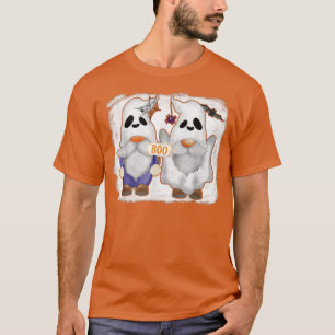 T-shirt Boo Gnome Ghost Halloween Costume Famille Correspo