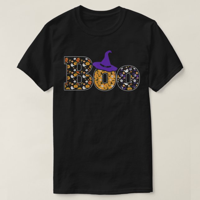 T-shirt Boo Halloween (Design devant)