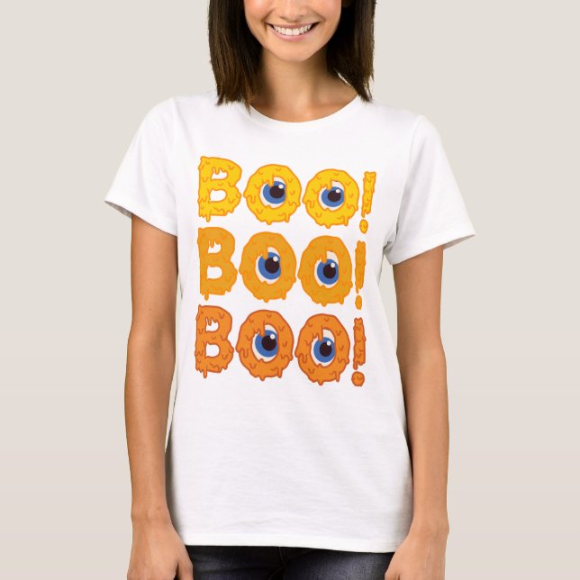 T-SHIRT BOO, HALLOWEEN ! (Devant)