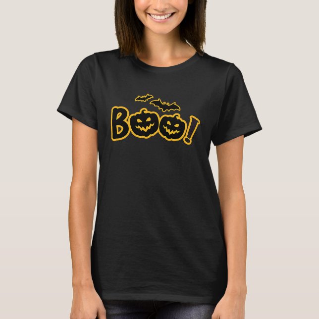 T-shirt Boo Halloween   Boo Halloween Costume (Devant)