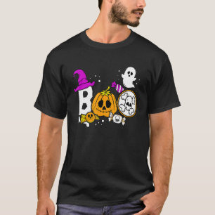 T-shirt Boo Halloween Carnaval Citrouille Halloween Party