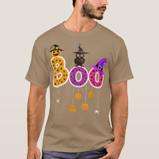 T-shirt Boo Halloween Costume Spiders, Ghosts, Pumkin & Wi