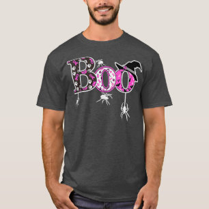 T-shirt Boo Halloween Pink Ribbon Ariders Cancer du Sein W