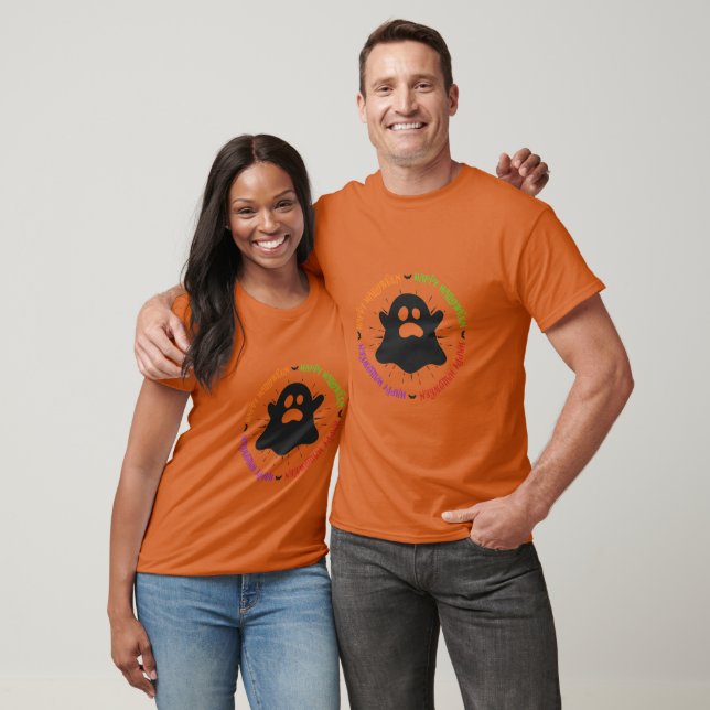 T-shirt Boo!! Happy Halloween!! (Unisexe)