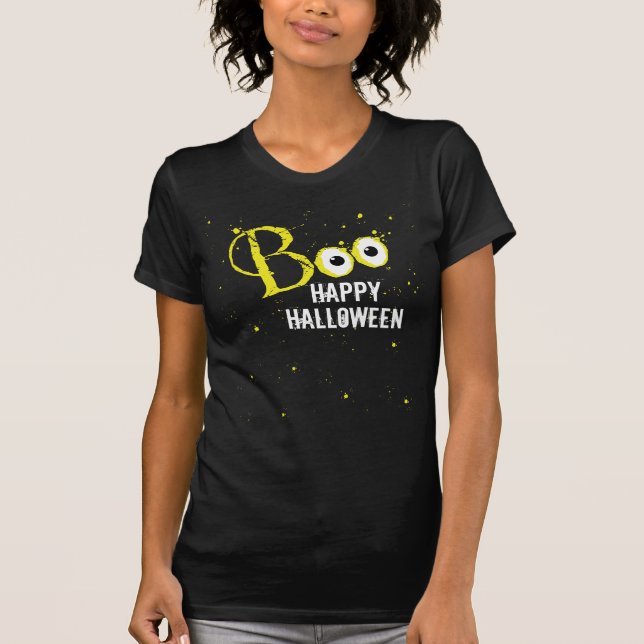 T-shirt Boo Happy Halloween Party (Devant)