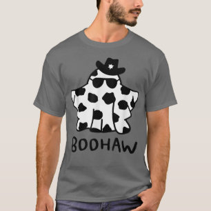 T-shirt Boo Haw, Retro Boo Haw Ghost Cowbo Halloween