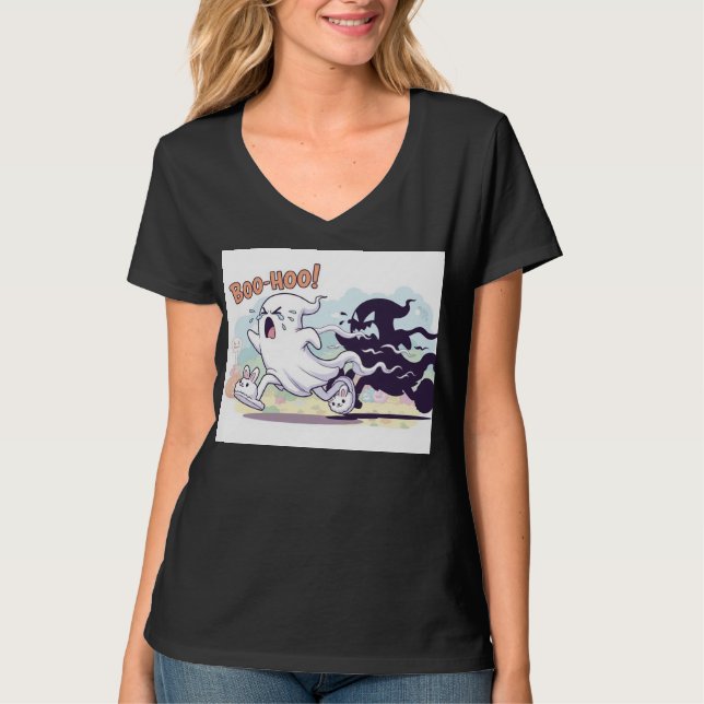 T-shirt Boo-Hoo Bunny Ghost (Devant)