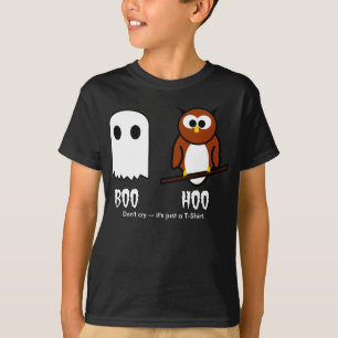 T-shirt Boo Hoo Ghost and Owl