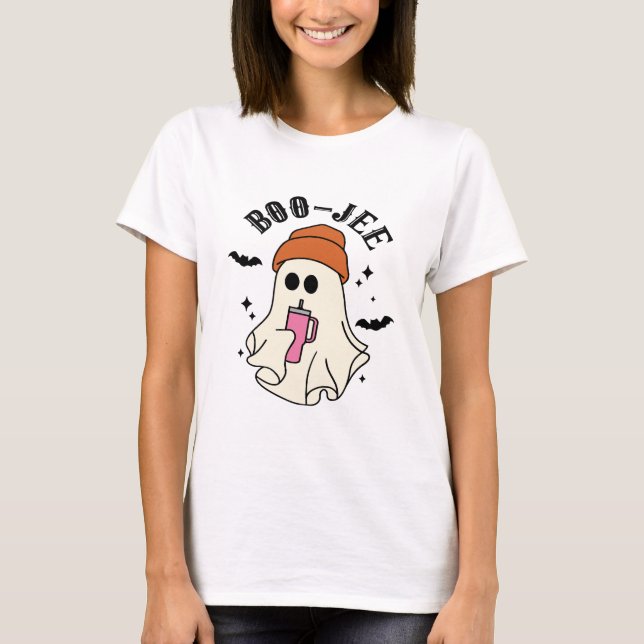 T-shirt Boo-Jee drôle Halloween Tumbler Inspiré Fantôme (Devant)