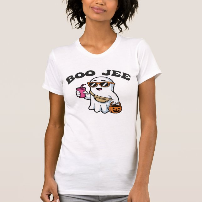 T-shirt BOO-JEE Ghost – Funny Boujee Halloween Design (Devant)