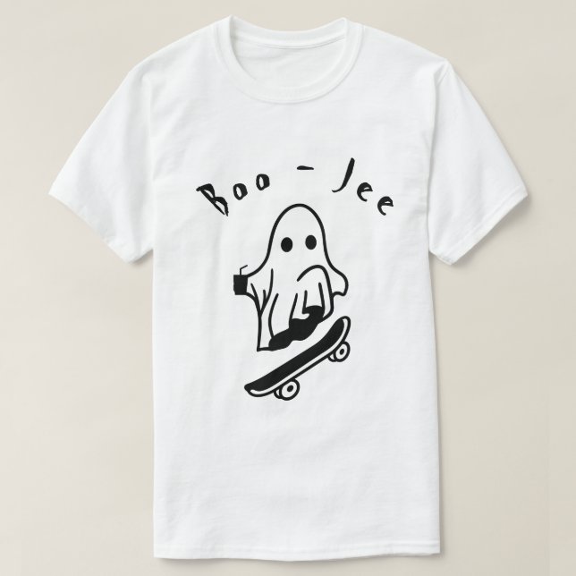 T-shirt Boo Jee Halloween Ghost Cool Patinage tirage Éffra (Design devant)