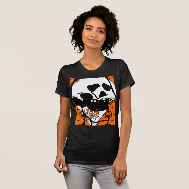 T-shirt Boo Joyeux Halloween (Devant entier)