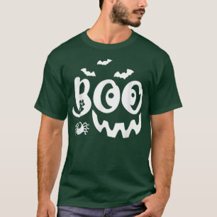 T-shirt Boo Lazy Costume d'Halloween Effrayant Déplaisant 