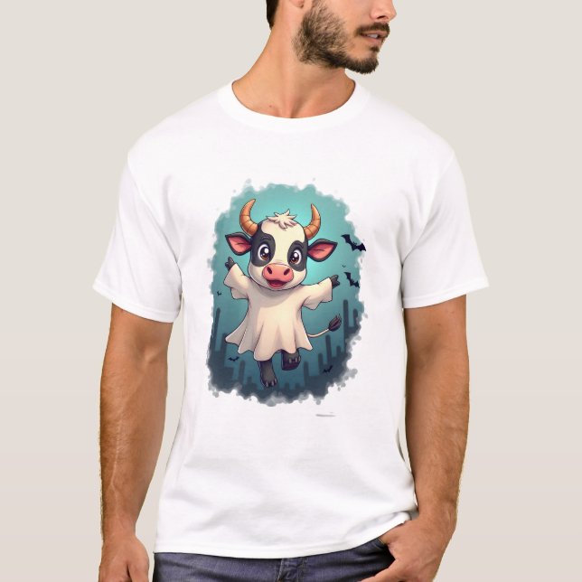 T-shirt Boo-levard Cow Ghost (Devant)