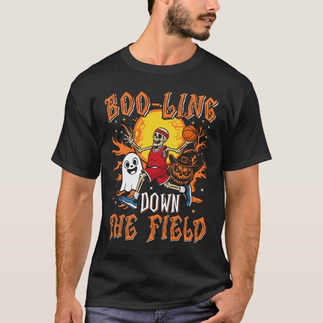 T-shirt Boo - Ling The Field Sports Halloween (Devant)