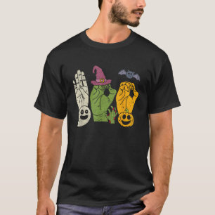 T-shirt Boo Mains Langue des Signes Américaine Fierté ASL 