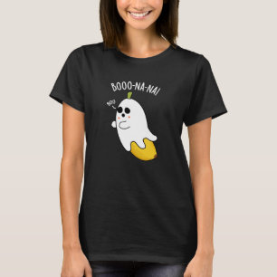 T-shirt Boo-nana Drôle Fantôme Banane Pun Fond sombre