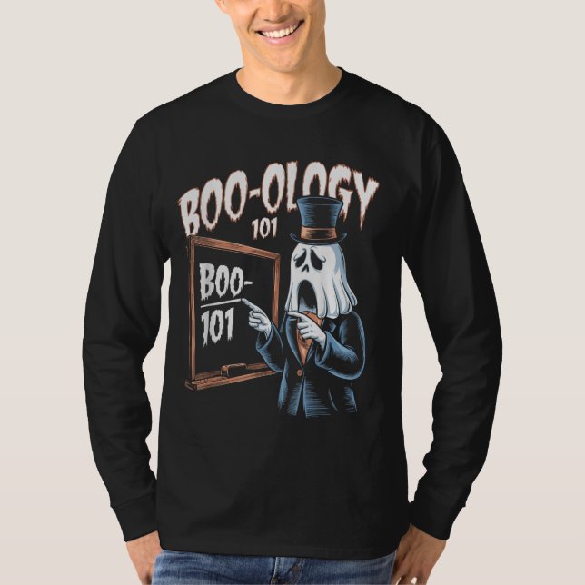 T-shirt Boo-Ology 101, heureux halloween (Devant)