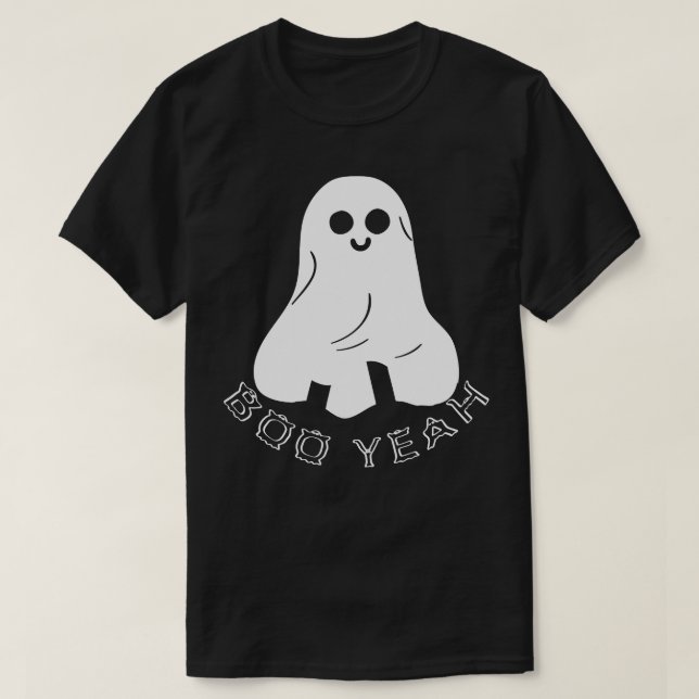 T-shirt Boo Ouais Halloween Ghost (Design devant)