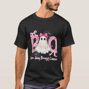 T-shirt Boo S'Effraie Du Cancer Du Sein Halloween Lace Fan