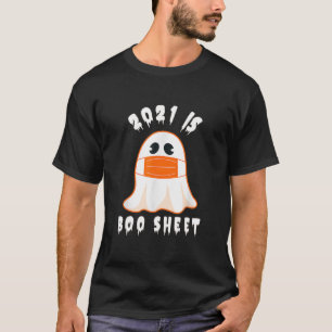T-shirt Boo Sheet 2021 Funny Halloween Ghost Costume Men W