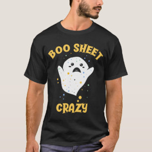 T-shirt Boo Sheet Crazy Baby Ghost Halloween