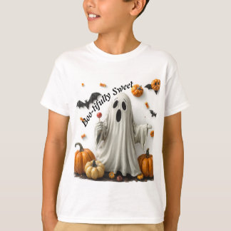 T-shirt Boo tiful Sweet Éffrayant Halloween enfants