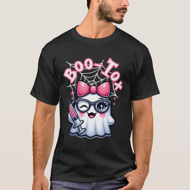 T-shirt Boo-tox Nurse Injecteur Halloween Filler Botox Dys (Devant)