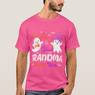 T-shirt Boo-Y Ou Ghoul Grandma Vous Aime Ghost Gend Éffray