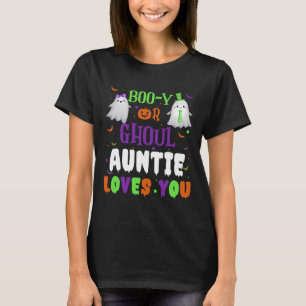 T-shirt Boo-y Ou Ghoul Tante Vous Aime Par Halloween Homme