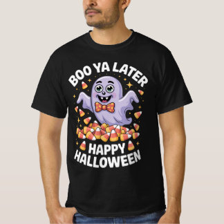 T-shirt Boo Ya Later Candycorn Boo Halloween