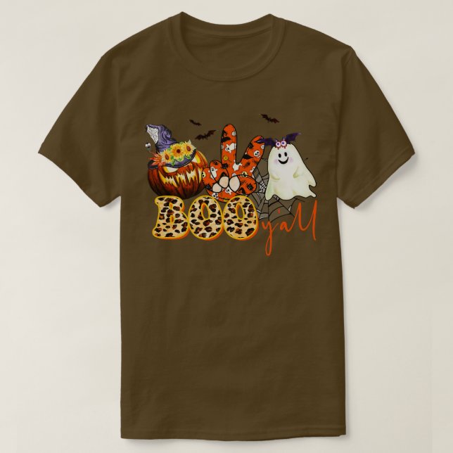 T-shirt Boo Yah Halloween (Design devant)