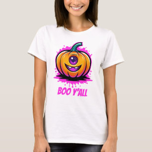T-shirt Boo Y'All, éffrayant adorable design Halloween