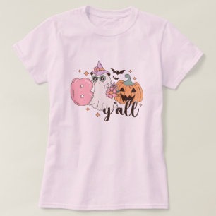T-shirt Boo Y'all mignonne Ghost Funny Retro Halloween